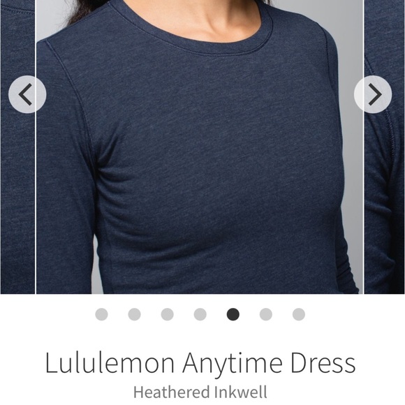 Lululemon Anytime Dress heathered inkwell - Picture 3 of 13